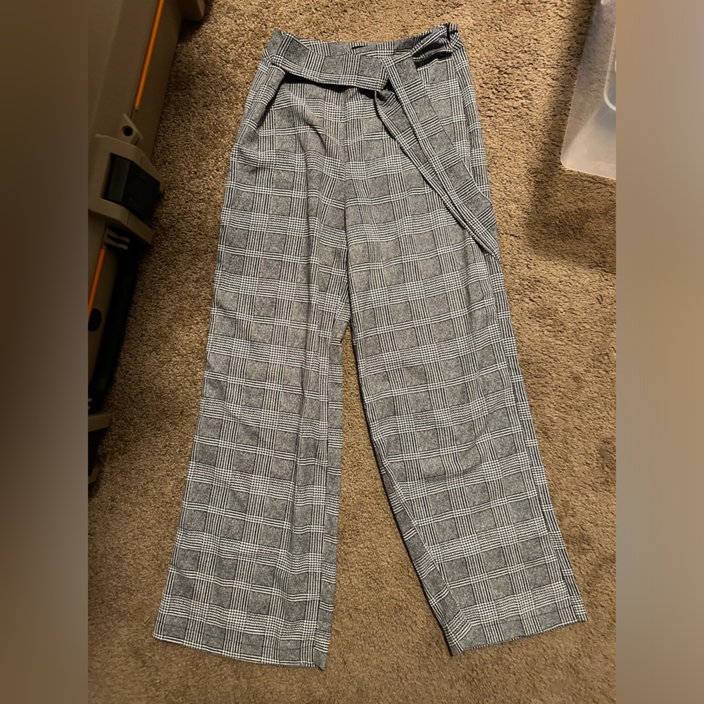 Stylish plaid pants